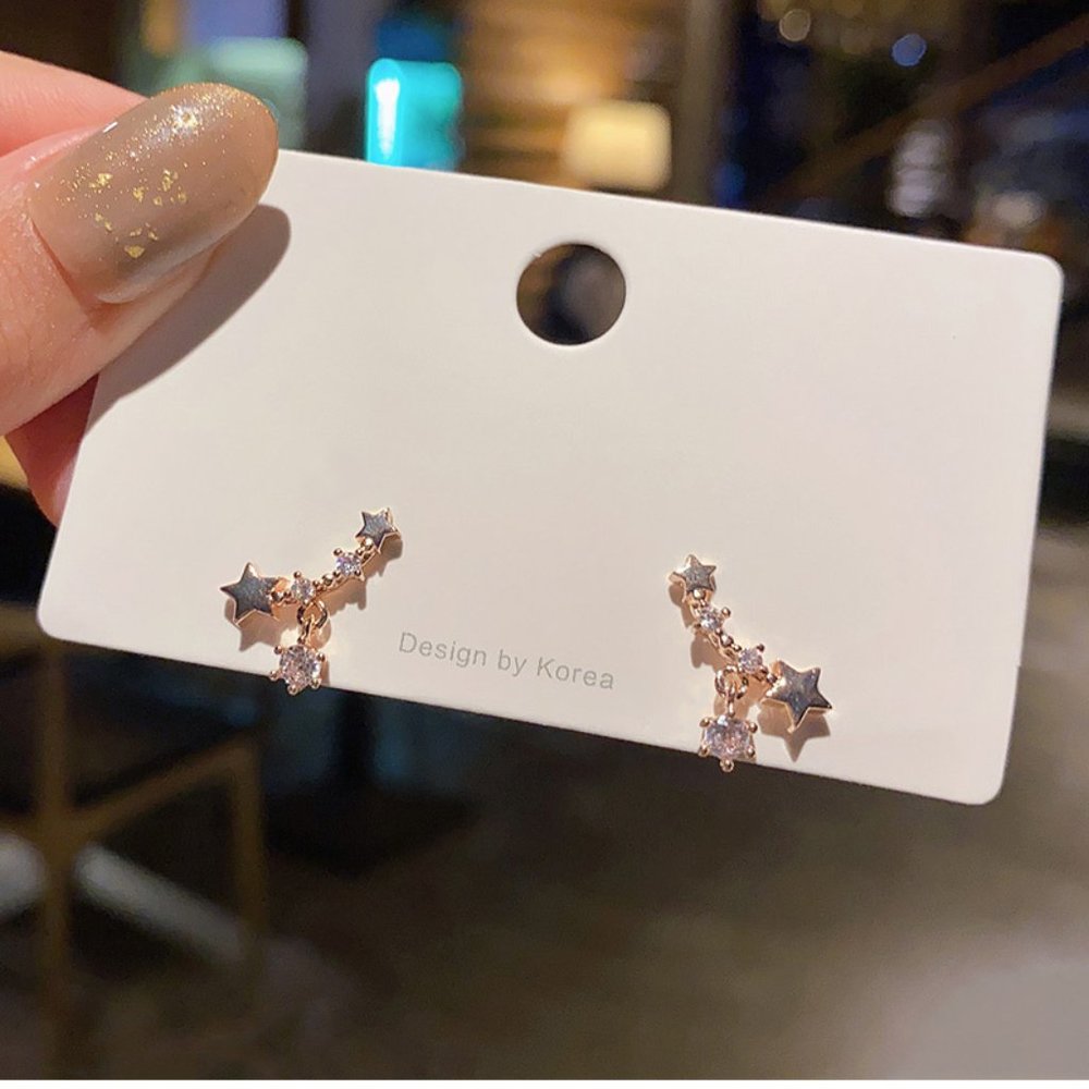 💙💕💕Last one North Stars Stud Earrings - Picture 7 of 11